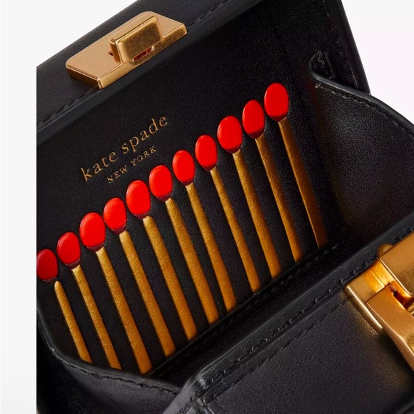 Collectible novelty Kate Spade Matchbox rare Mini Frame Clutch Crossbody New!!! - Picture 11 of 15